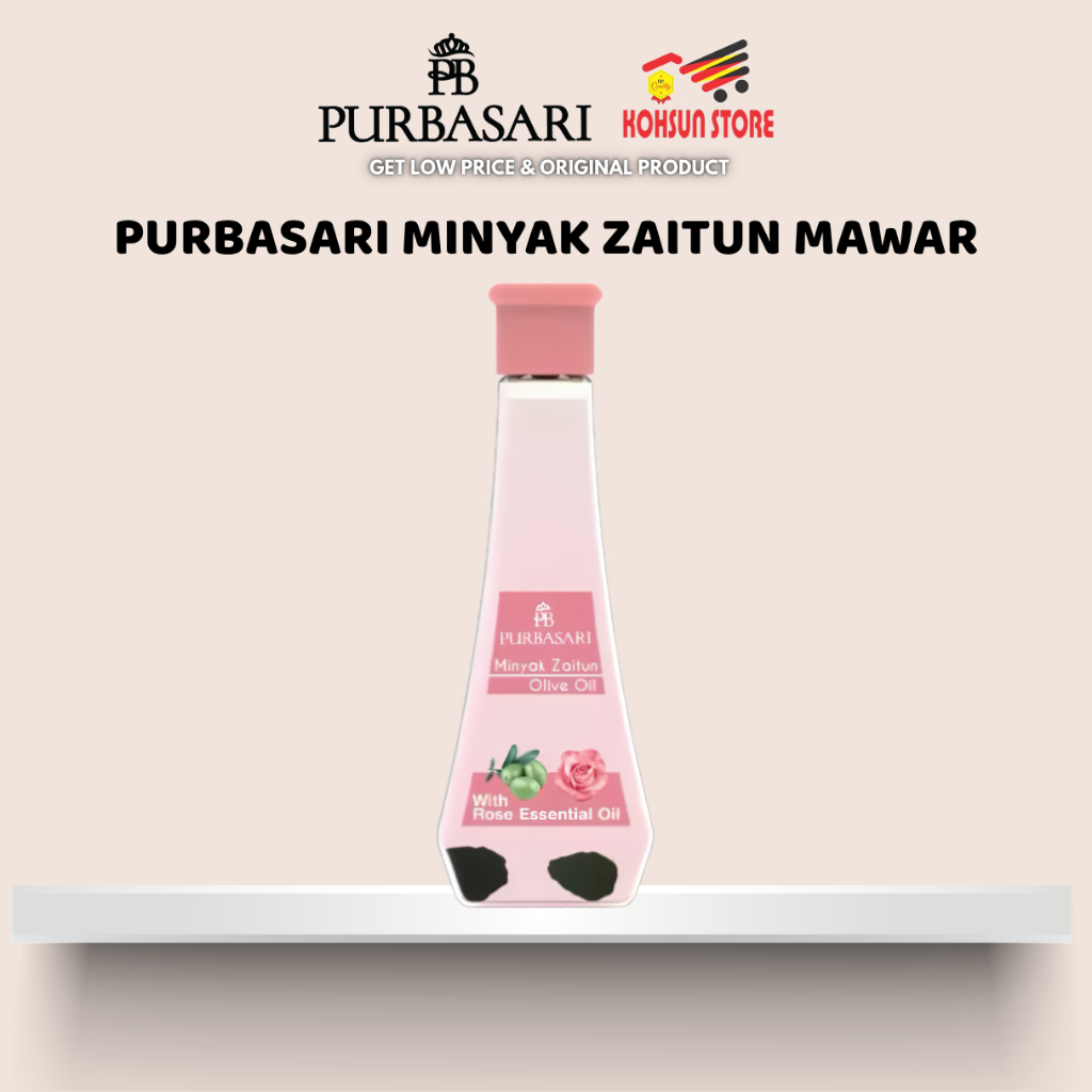 PURBASARI Minyak Zaitun With Rose Essential - 150ml