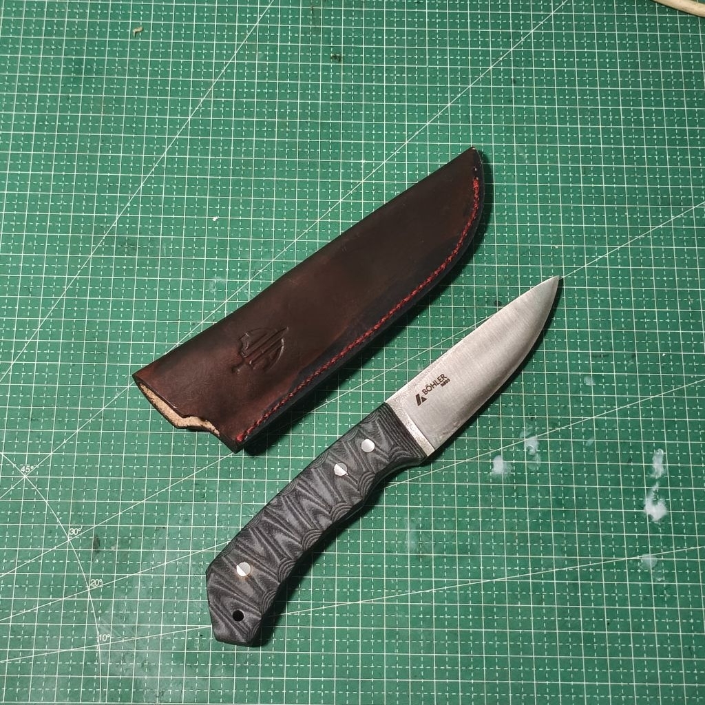 Pisau Camping ./ EDC bahan Bohler N695