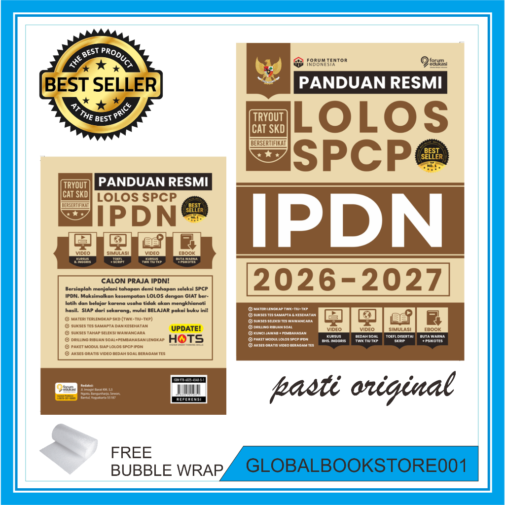 BUKU SPCP IPDN TERBARU  PANDUAN RESMI LOLOS SPCP IPDN 2026-2027