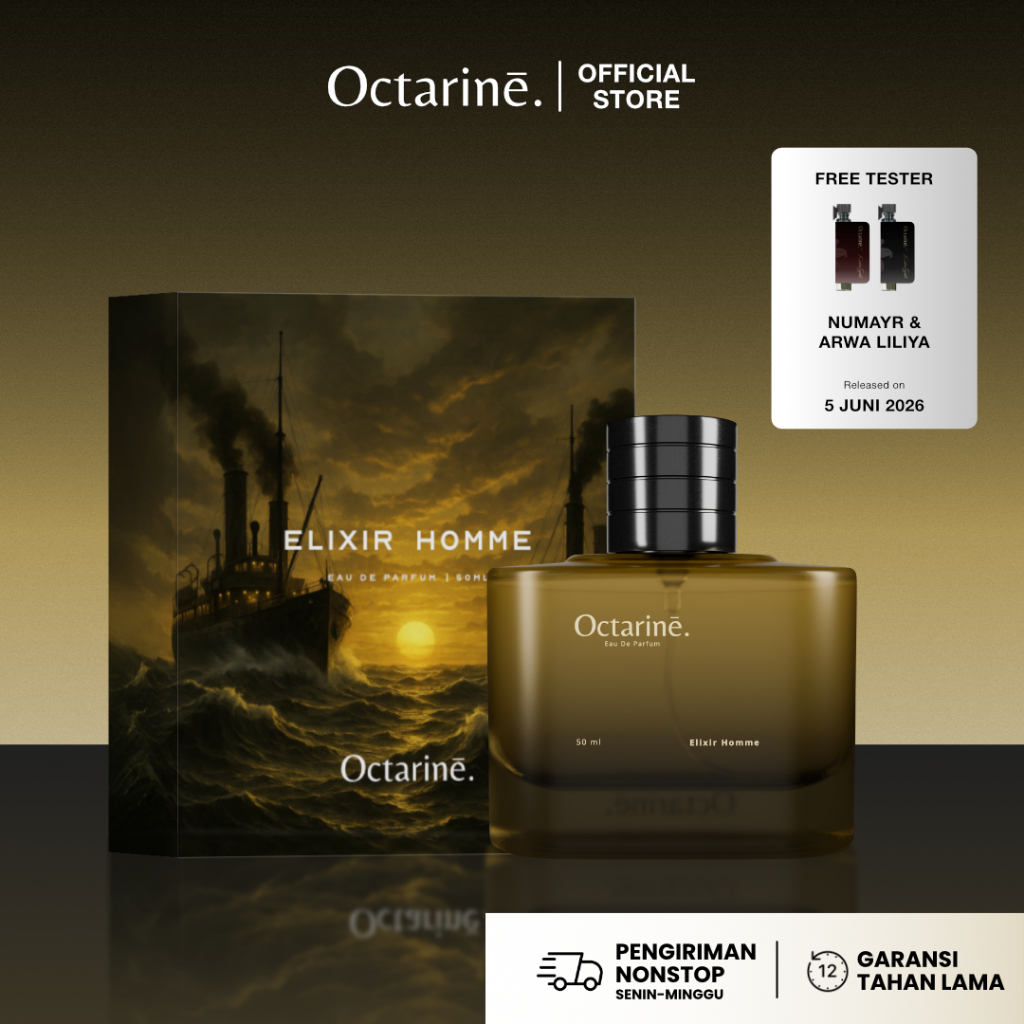Octarine - Elixir Homme Aroma Fresh Woody Spicy | Parfum Perfume Minyak Wangi Pria Wanita Tahan Lama