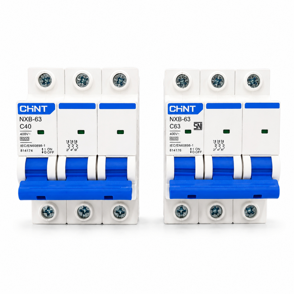 MCB Listrik 3 Phase Chint 40, 63 Ampere
