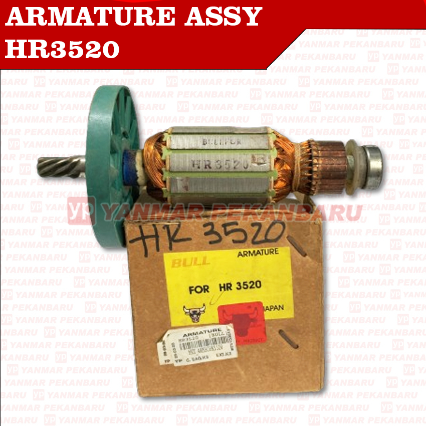 HR3520 Armature Angker Rotor Mesin Rotary Hammer BULL