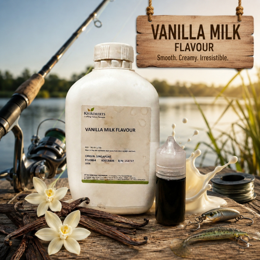 ESSEN VANILA HITAM KH ROBARET MILK FLAVOUR KH ROBERT KUSUS UNTUK IKAN