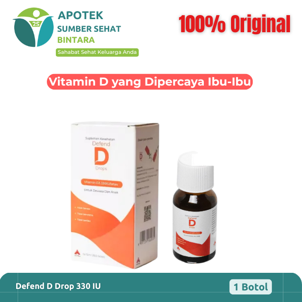 Defend D Drops - Vitamin D3 330 IU