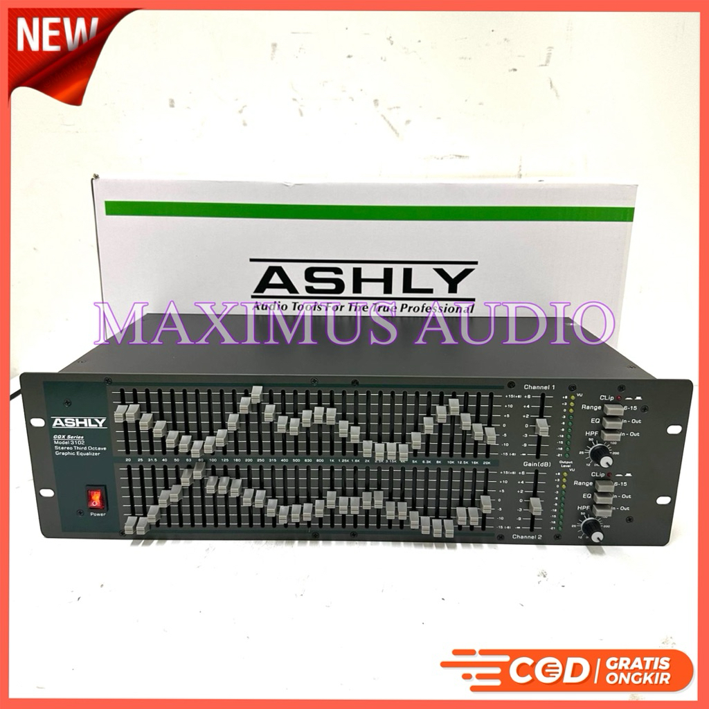Promo Audio  Ashly GQX 3102 Equaliser GQX3102 Ashly Equaliser gqx