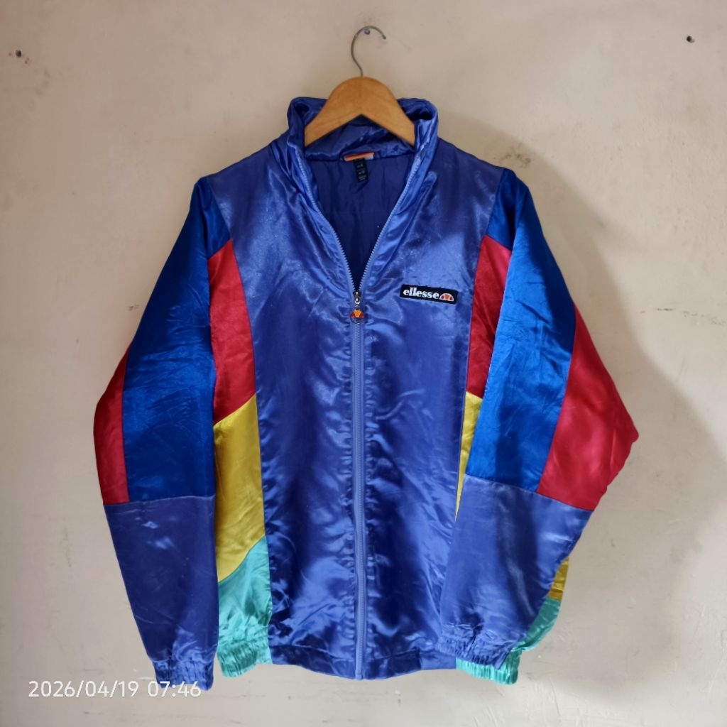 Jaket Vintage Colorblock Outdoor Motor Casual by Ellesse Originals