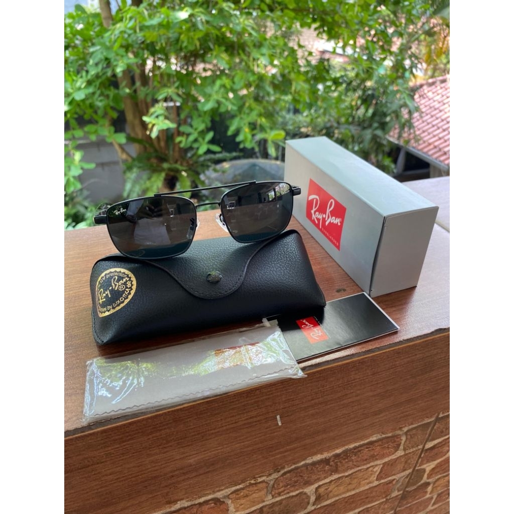 kacamata ray-ban usa RB3715 size 58 full hitam