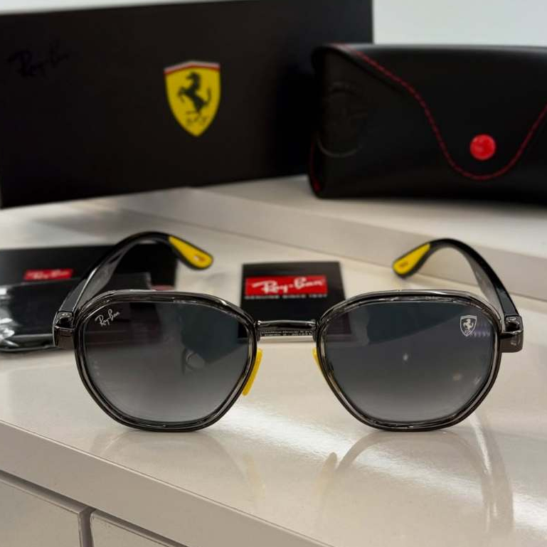 Kacamata RayBan Scuderia Ferrari RB3674 - M F030/11 145 Black Lens Gradient Grey Original