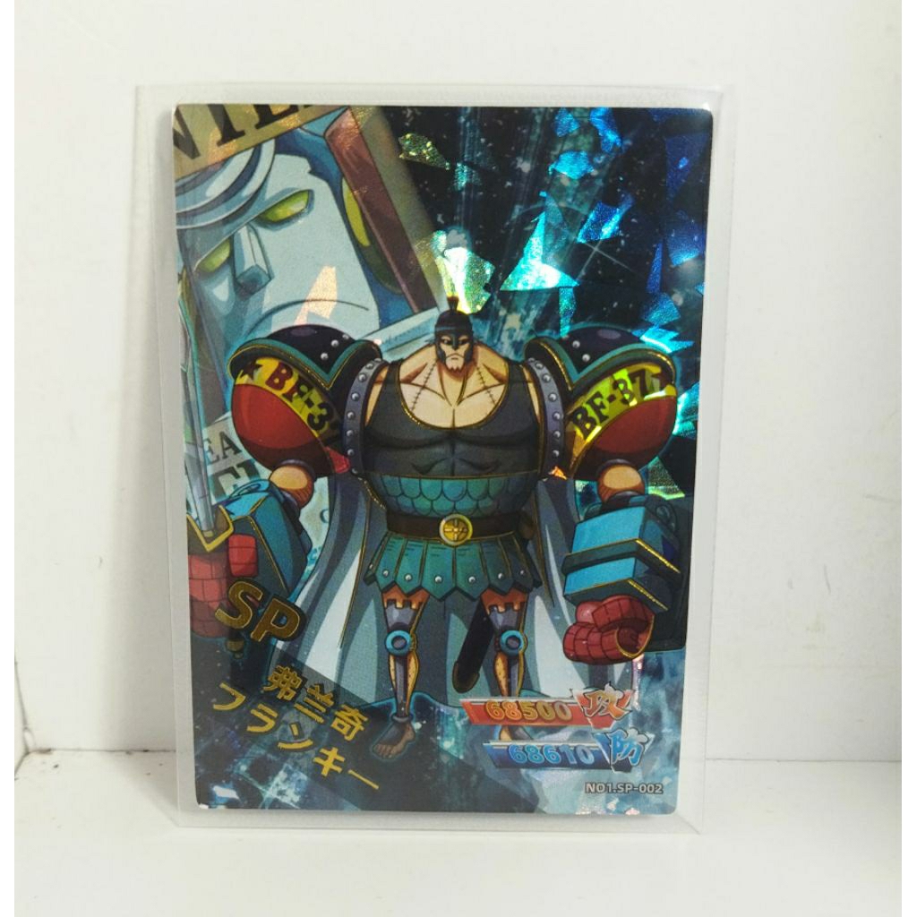 kartu ccg one piece hologram sp franky