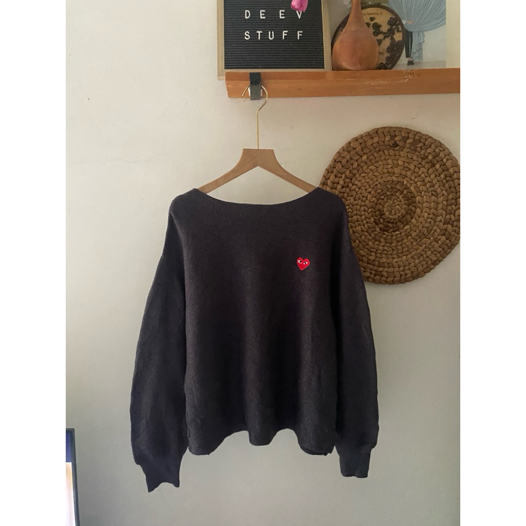SWEATER CROP LENGAN BALON PREMIUM BY OPAQUE.CLIP