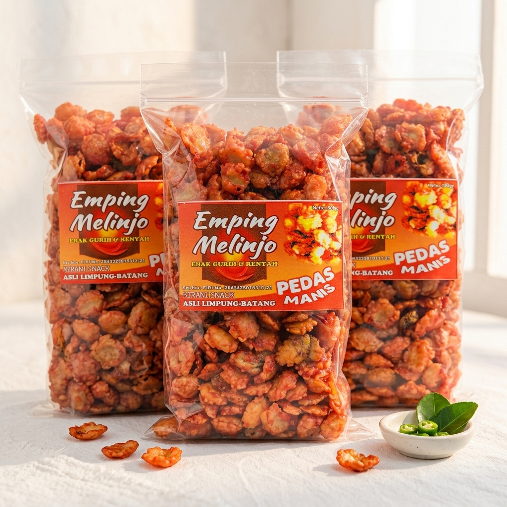 EMPING MELINJO MANIS DAN PEDAS 1KG MATANG SUPER QUALITY ASLI PRODUKSI LIMPUNG-BATANG