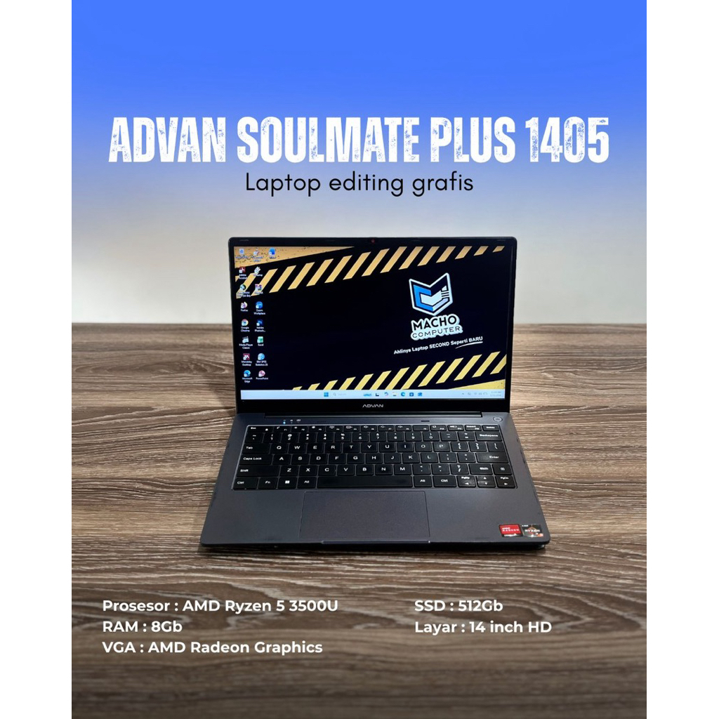Advan Soulmate Plus 1405 AMD Ryzen 5 3500U