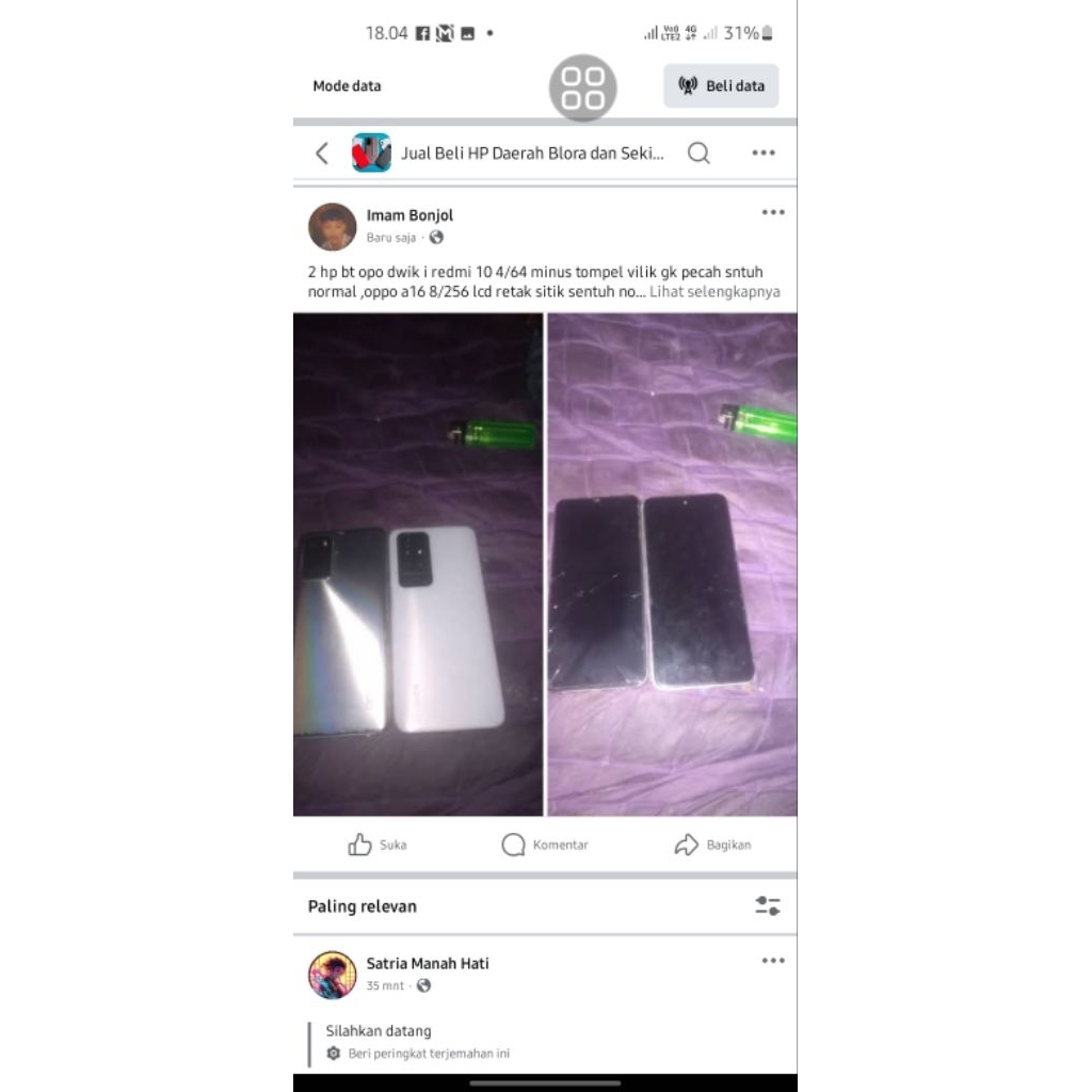 2 hp redmi 10 dan opo a16