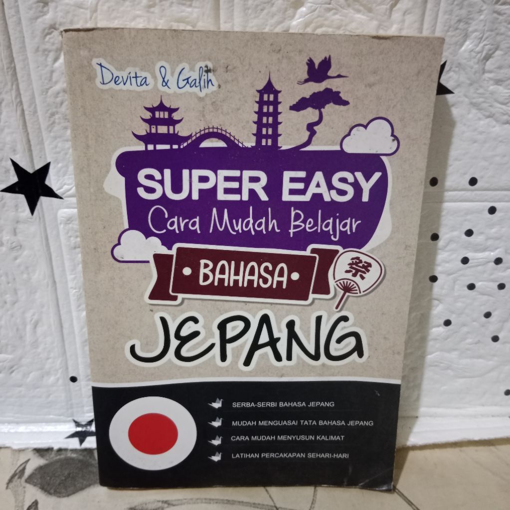 BUKU SUPER EASY CARA MUDAH BELAJAR BAHASA JEPANG