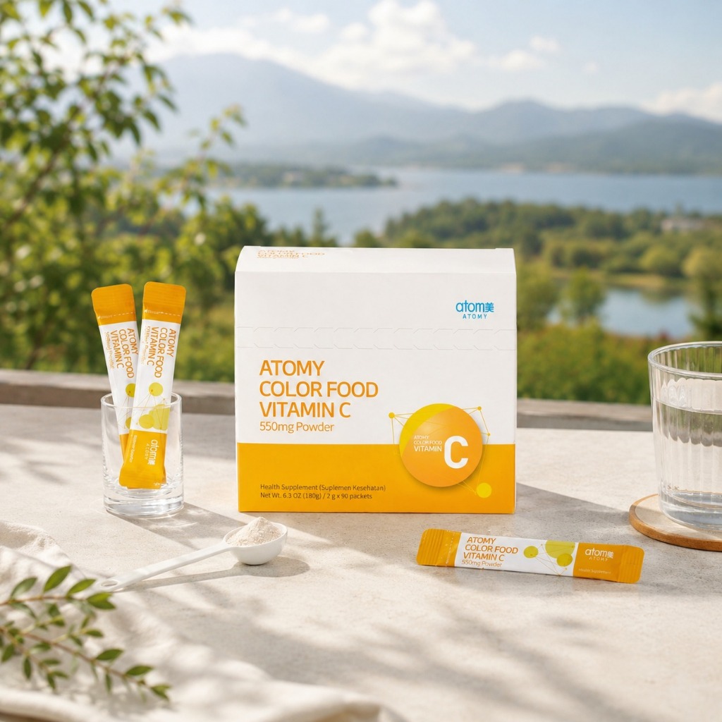Vitamin C 550 mg isi 30 sachet / ATOMY Colorfood Vitamin C 550 mg [ORIGINAL]