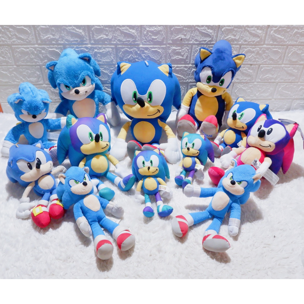 Boneka Sonic The Hedgehog Original