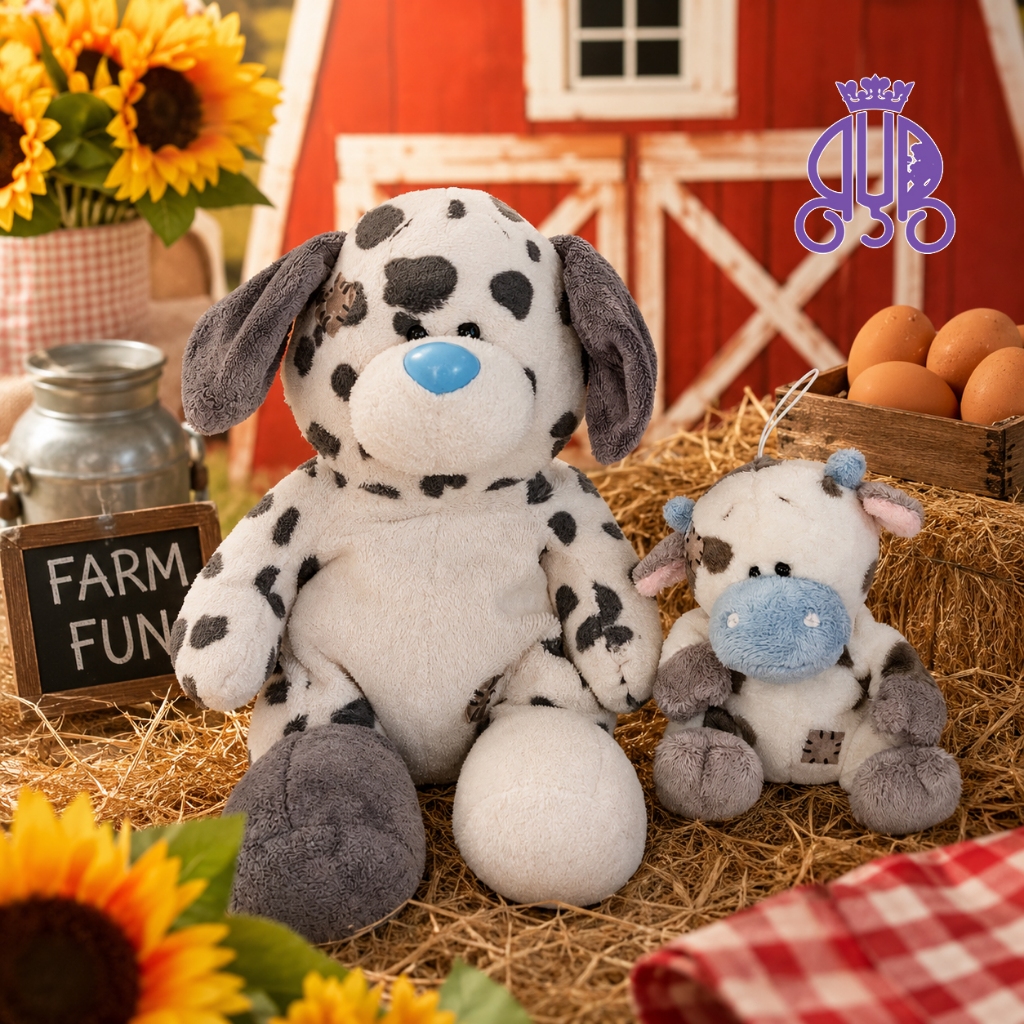 Boneka & Gantungan Kunci Hewan Anjing & Sapi My blue Nose Friends