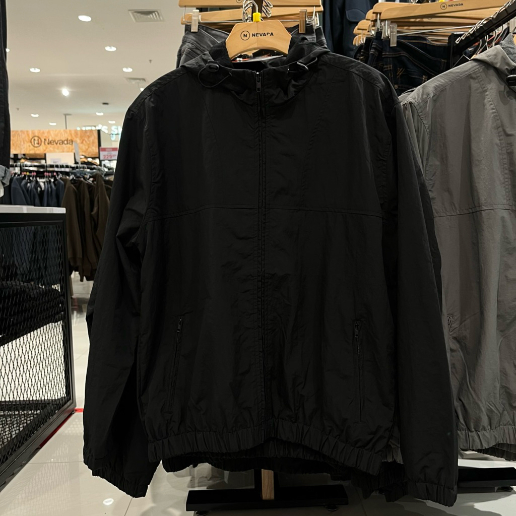 nevada jaket zipper pria jaket parasut pria wanita