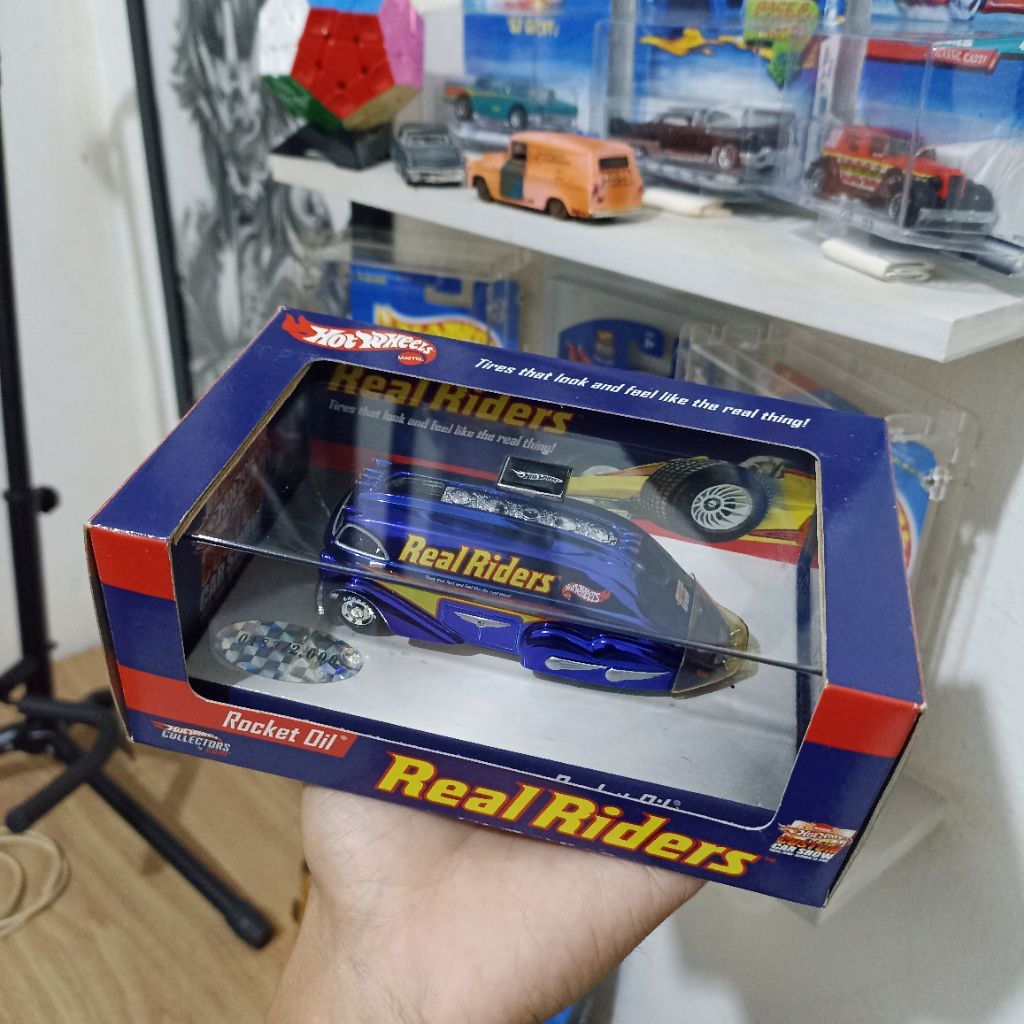 Hot Wheels RLC Real Riders Rocket Oil - Japan Custom Car Show 2005 (HOLO 0183/2000)