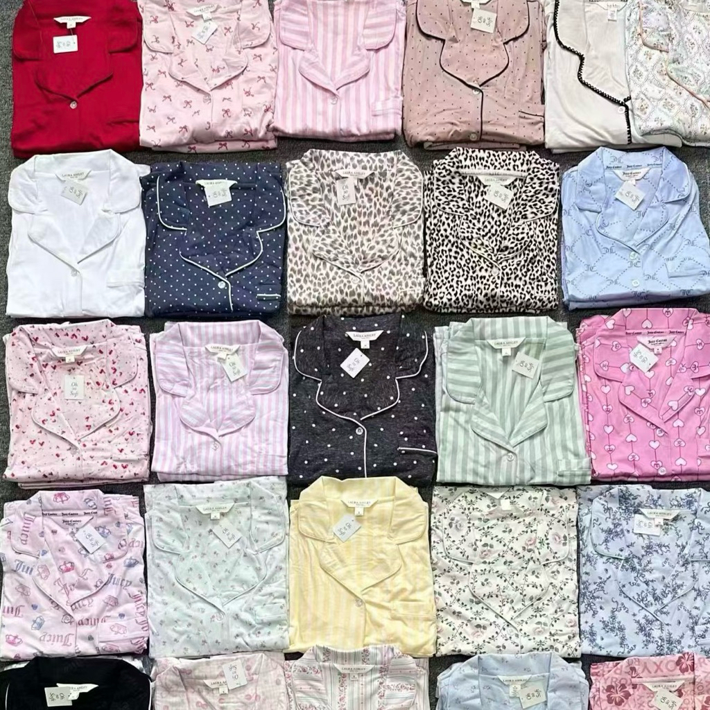 LULLABY.OFFC - PIYAMA LAURA ASHLEY NICOLLE MILLER JUICY COUTURE BEBE DINGIN LEMBUT BRANDED MURAH LEN