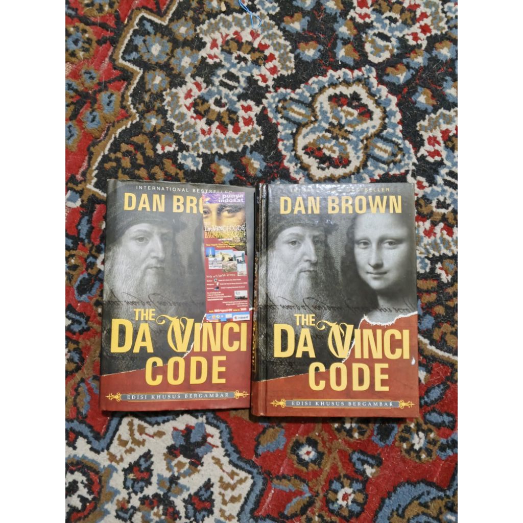 Buku Dan Brown - The Da Vinci Code Edisi Bergambar Original Hard Cover