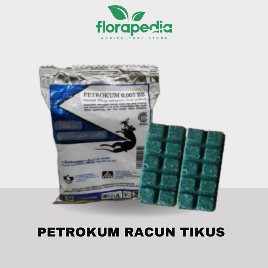 racun tikus PETROKUM rodentisida 100gram racun tikus mati kering