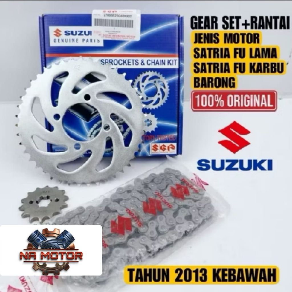GEAR SET SATRIA FU 150 OLD SATRIA LAMA SPG SATRIA FU KARBU