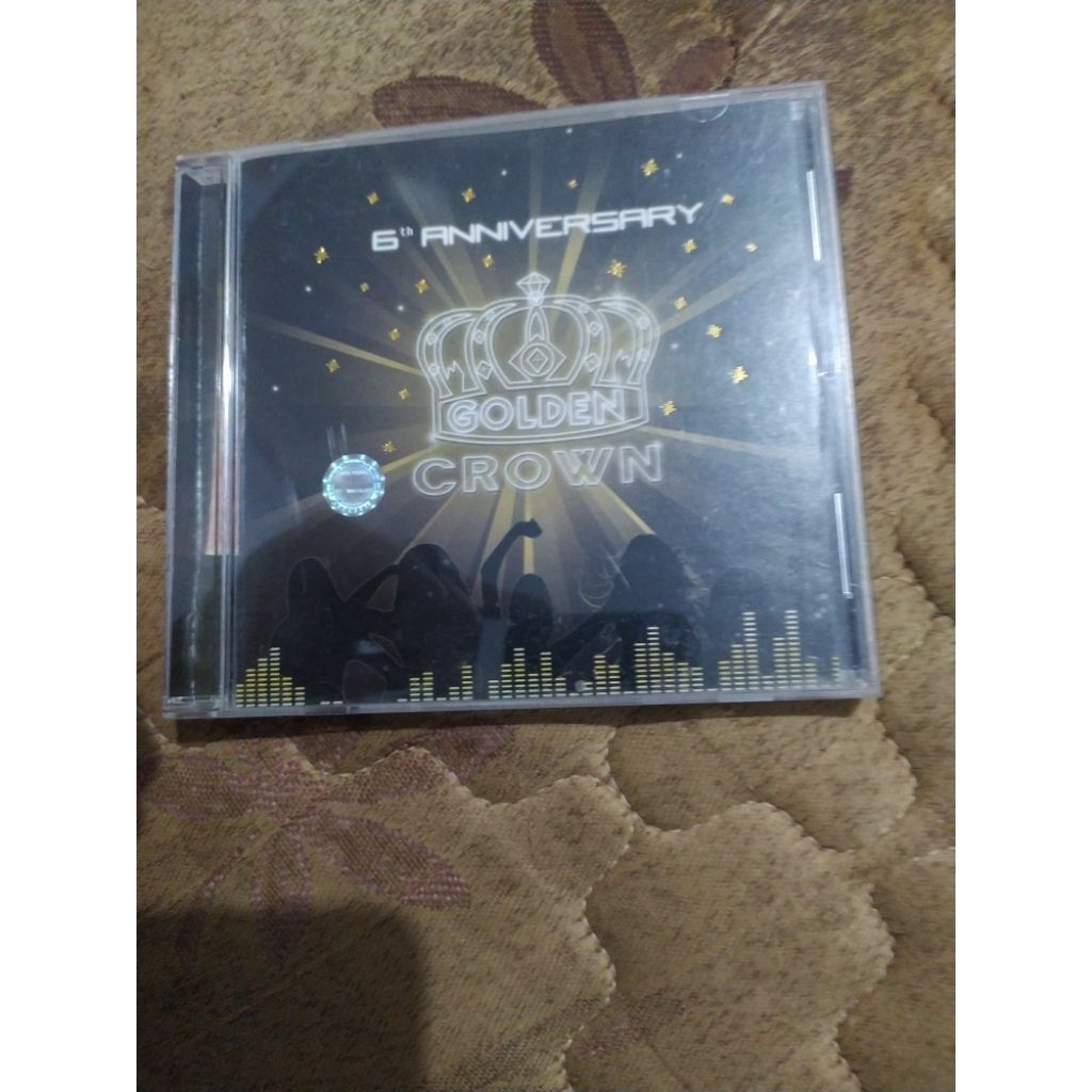 CD Audio 6th Anniversary Golden Crown (Dancemix Records - PT.Nagaswara Sakti)