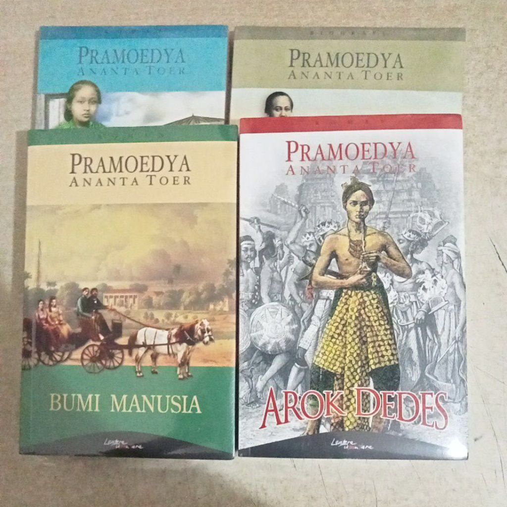 Buku PRAMOEDYA ANANTA TOER: BUMI MANUSIA, AROK DEDES, PANGGIL AKU KARTINI SAJA, GADIS PANTAI
