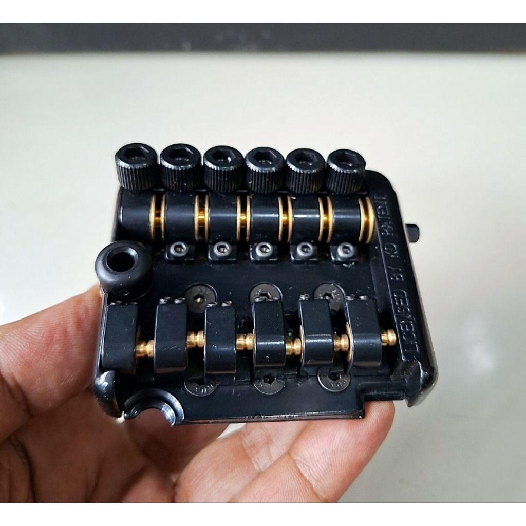 Guyker Headless Tremolo gitar Bridge 6-String Zinc Alloy W1004