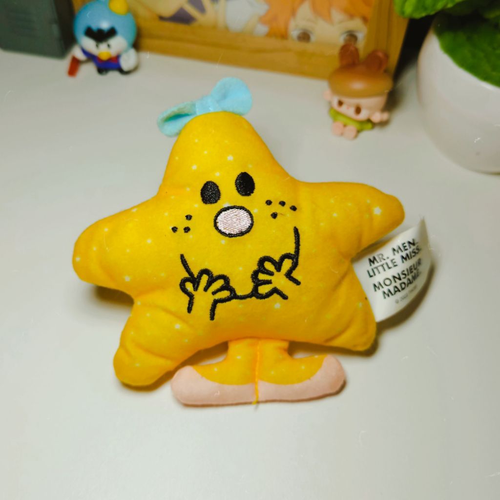 Little Miss Sparkle [ Mr. Men Little Miss ] | Plushie keychain - Bagcharm / ganci