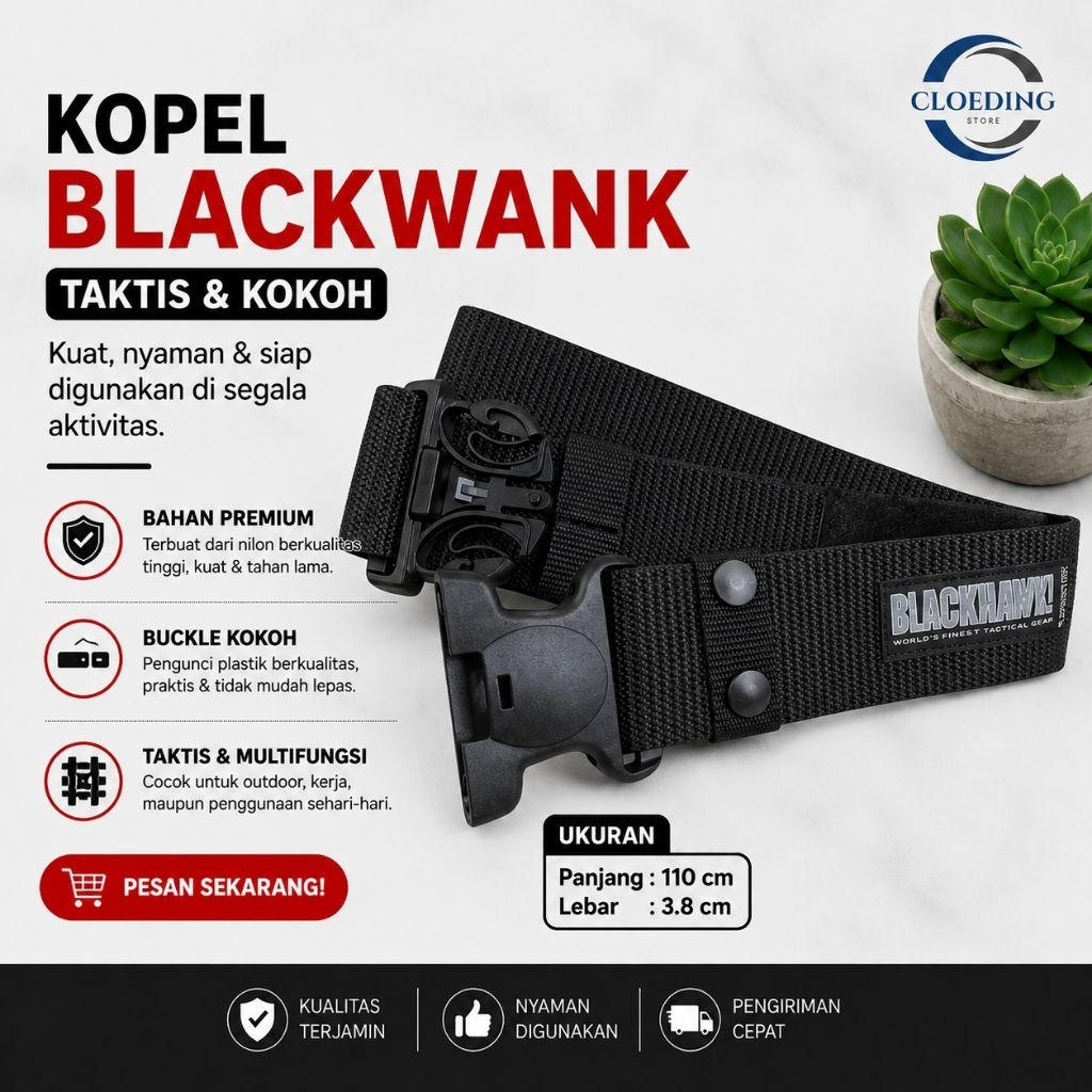 KOPEL PDL KOPEL HITAM BLACKHAWK