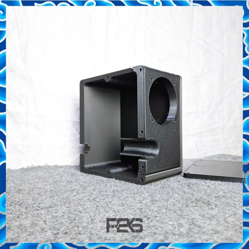 Box speaker miniatur audio sound system ukuran 2 inch 3d printing