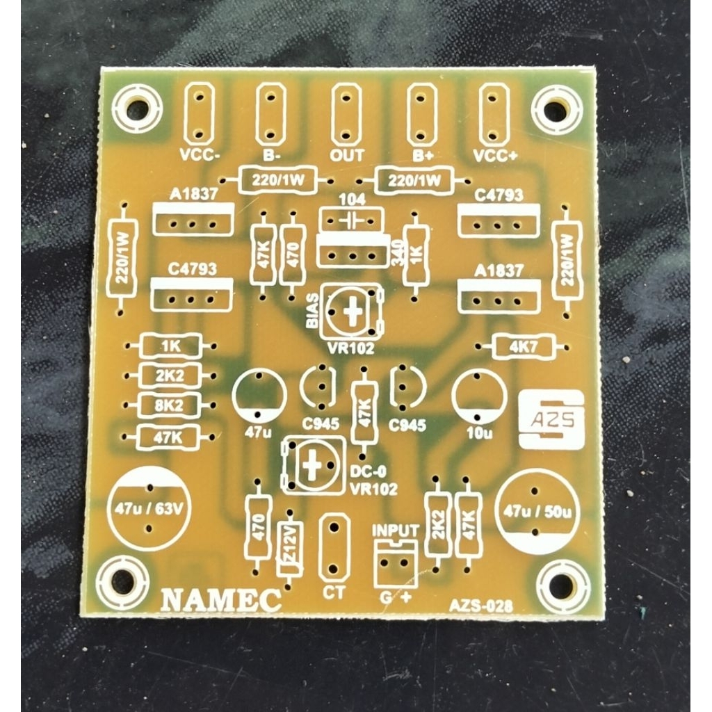 PCB Driver NAMEC Pro 2 Vr Fiber FR4 AZS-028