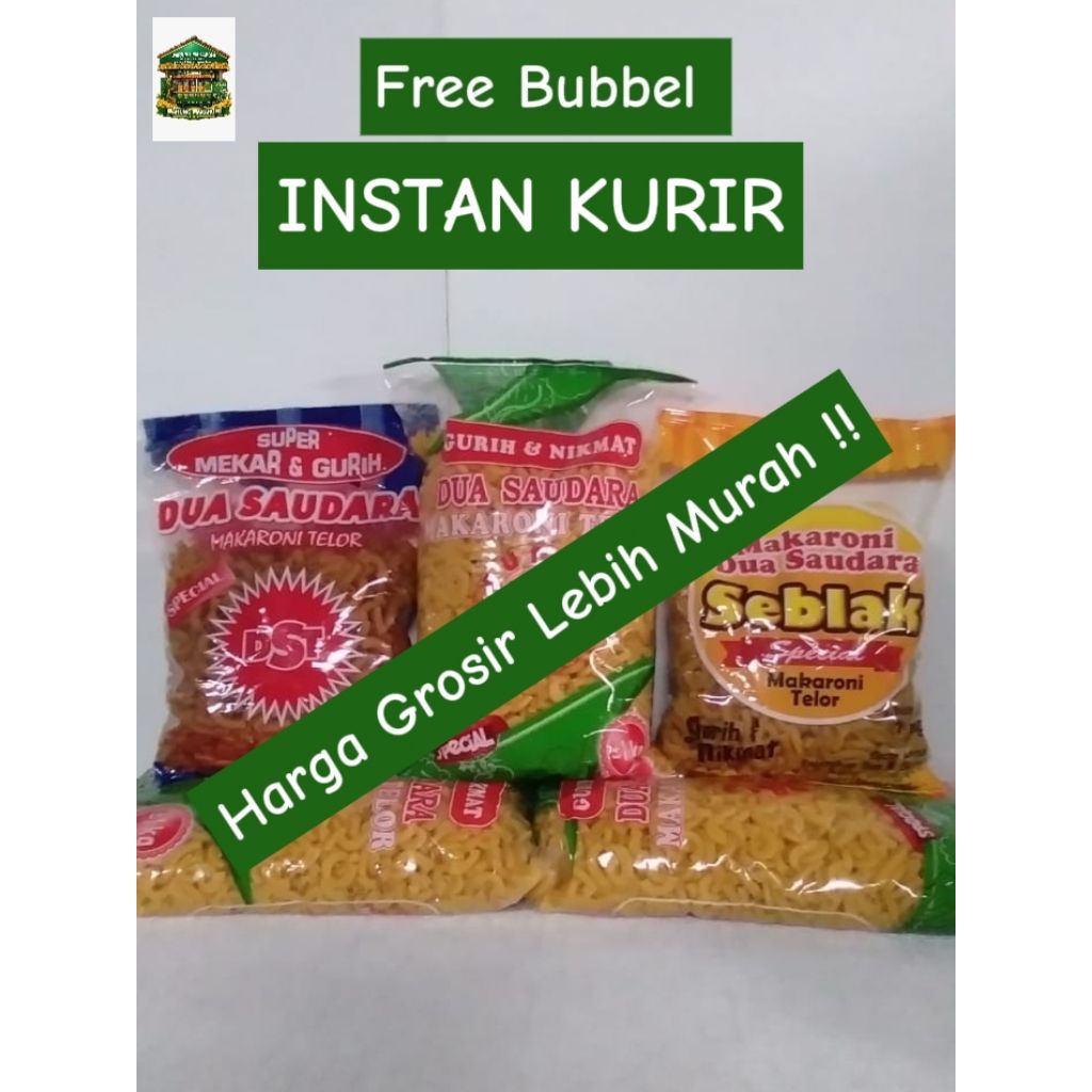 MAKARONI MENTAH 1 KG/MAKARONI DUA SAUDARA