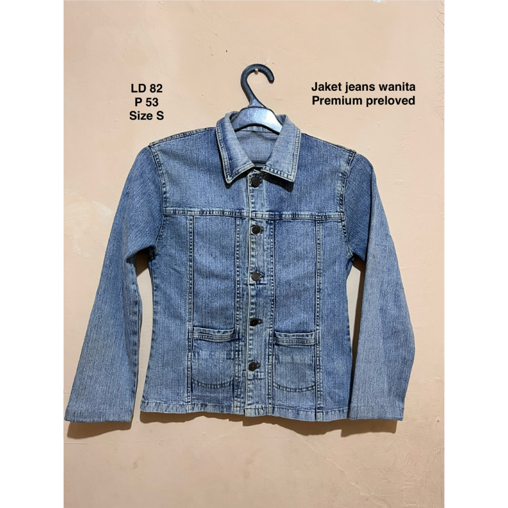 Jacket jeans denim wanita preloved