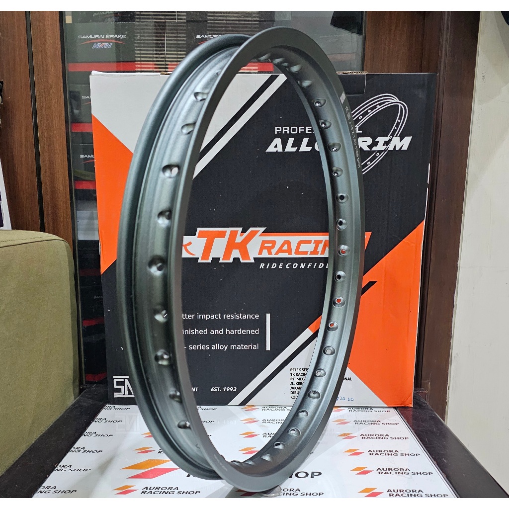 VELG TK EXCEED ( KULIT JERUK ) 18 X 160 HOLE 36 READY WARNA BLACK / SILVER / BRONZE / TITANIUM