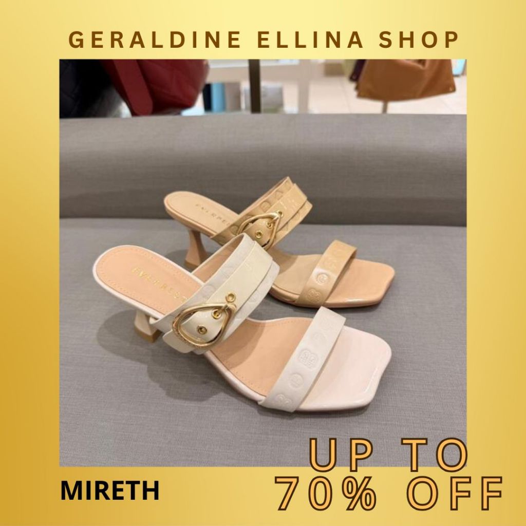 Sepatu sandal heels wanita sale Everbest FLOSS 100% original store