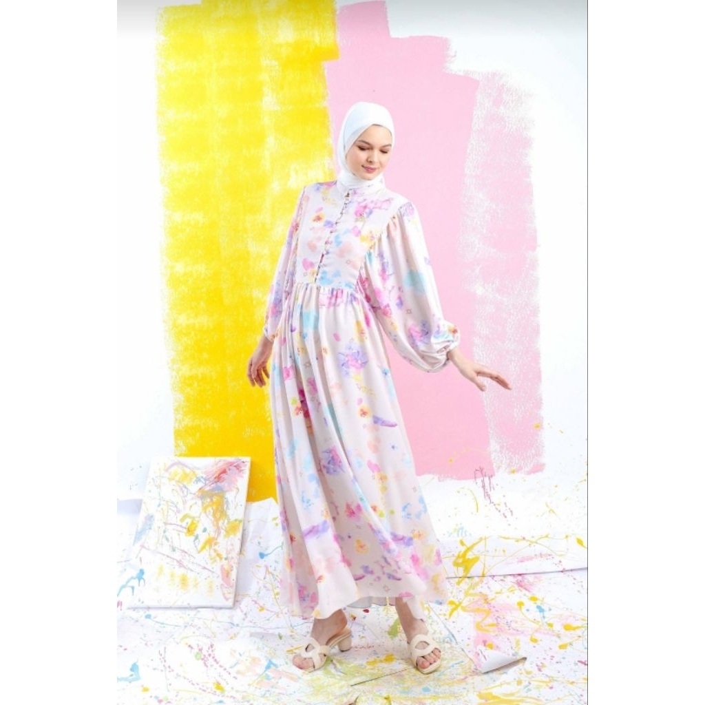 Primrose dress gamis wearing klamby preloved PL