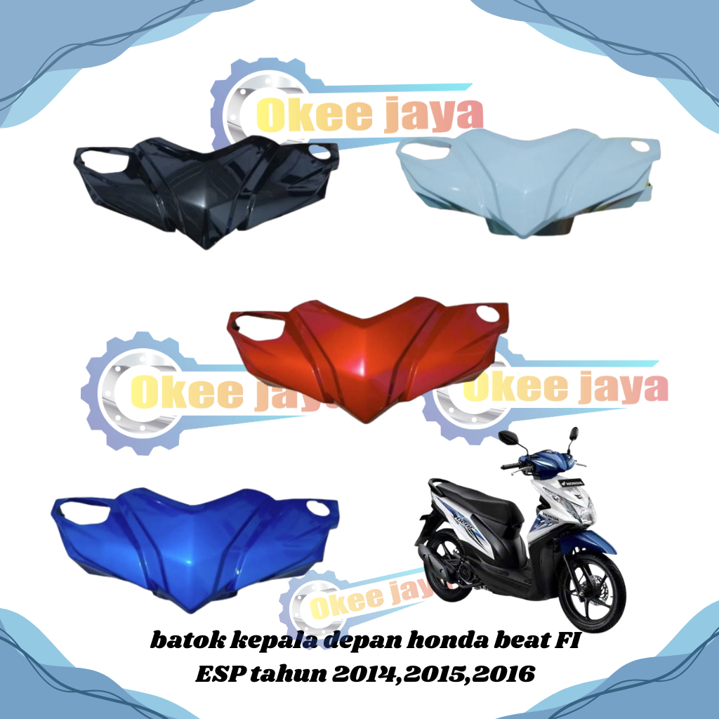 batok kepala depan honda beat FI ESP tahun 2014-2015-2016