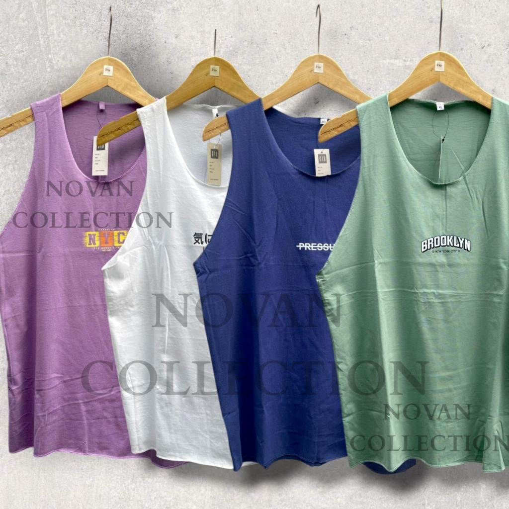 PAKET HEMAT Baju Kaos Lekbong Pria Premium Cotton Kaos dalam pria dewasa kaos gym pria singlet pria 