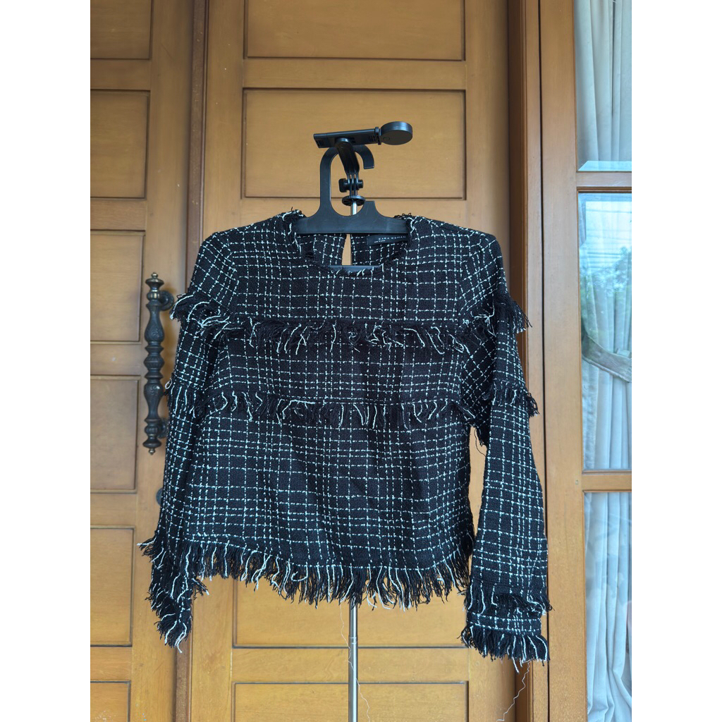 Preloved Zara Shirt Tweed