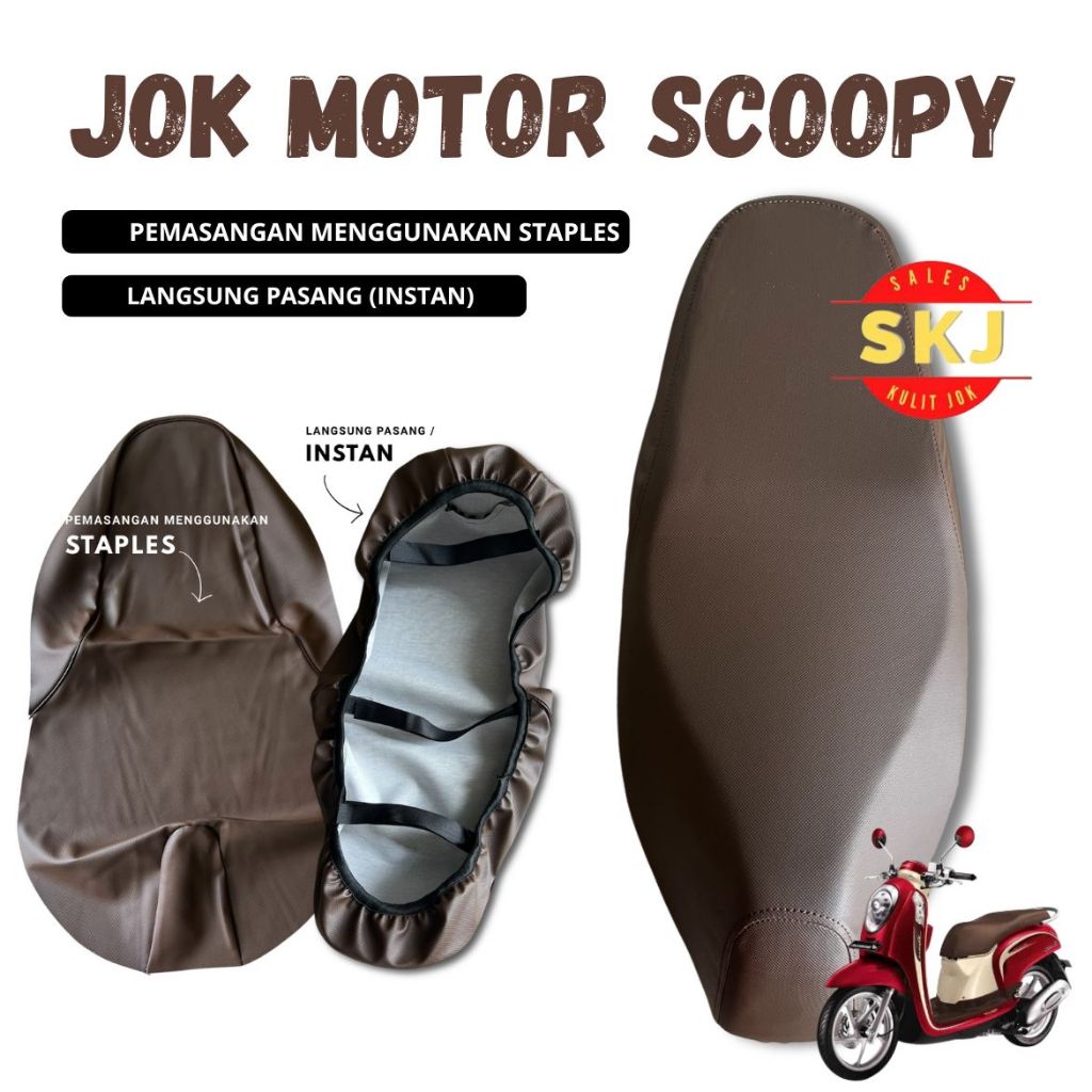 KULIT JOK motor SCOOPY ( SCOOPY karbu, SCOOPY injeksi, SCOOPY FI , SCOOPY NEW)