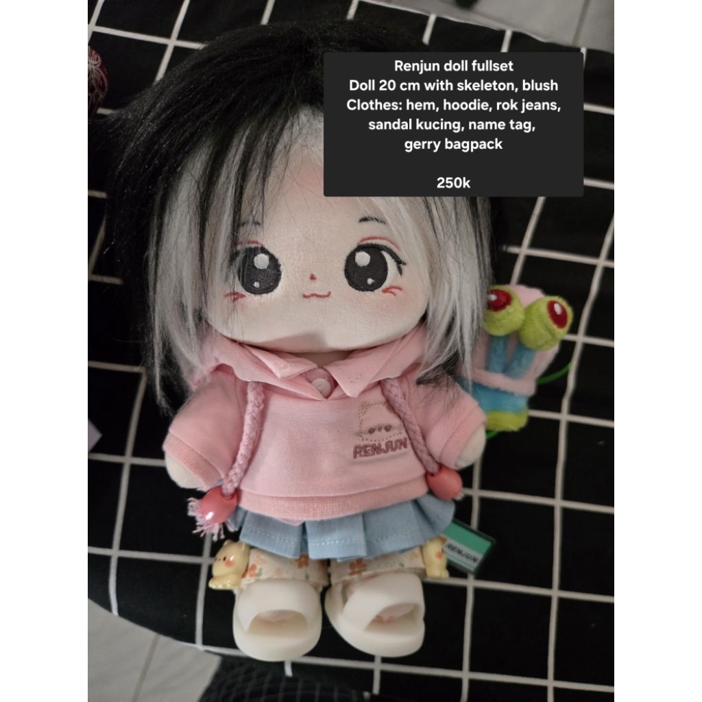 Doll RENJUN fullset 20 cm skeleton nct astro bts exo blackpink twice new jeans nct dream seventeen e