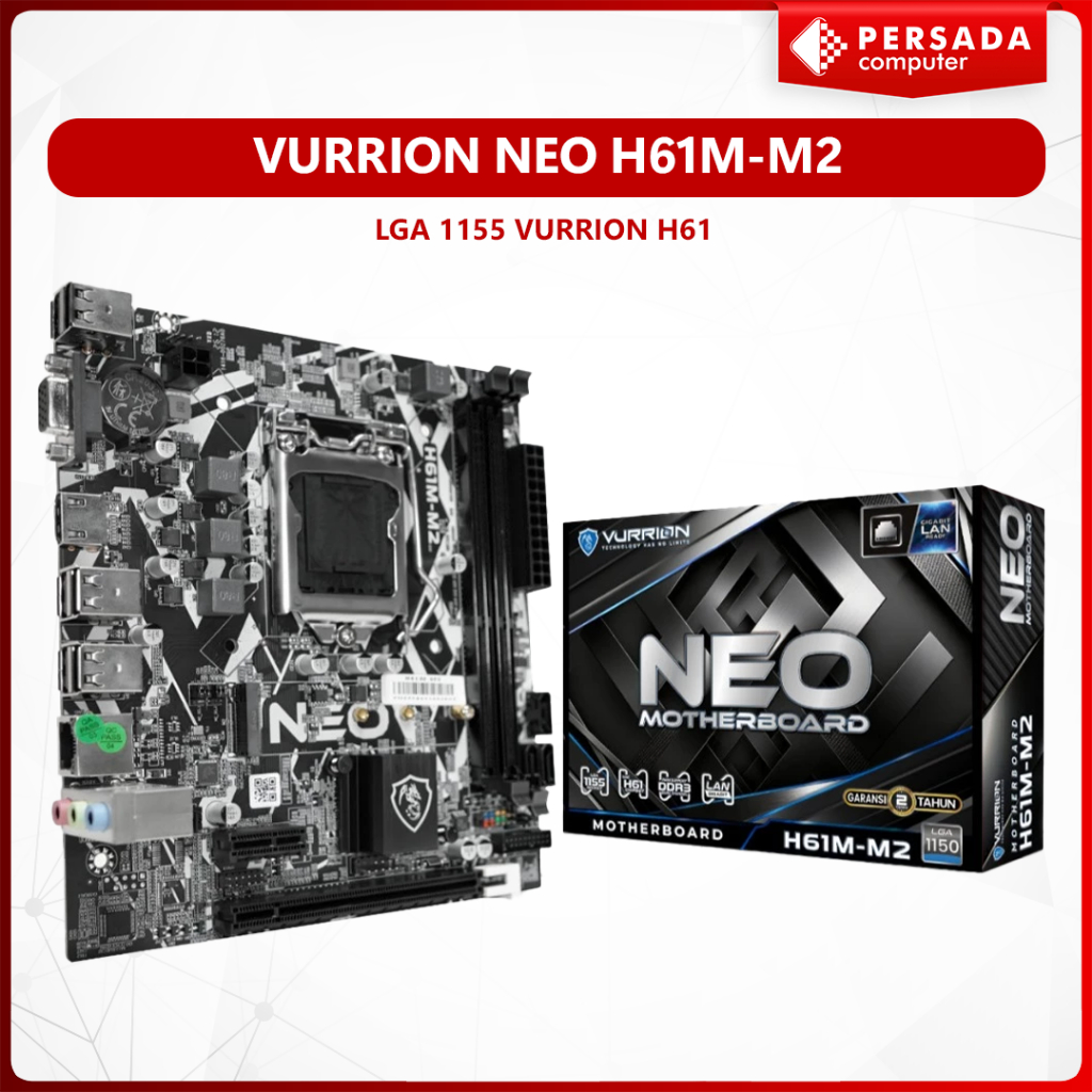 MOTHERBOARD VURRION NEO H61M-M2 LGA 1155 VURRION H61