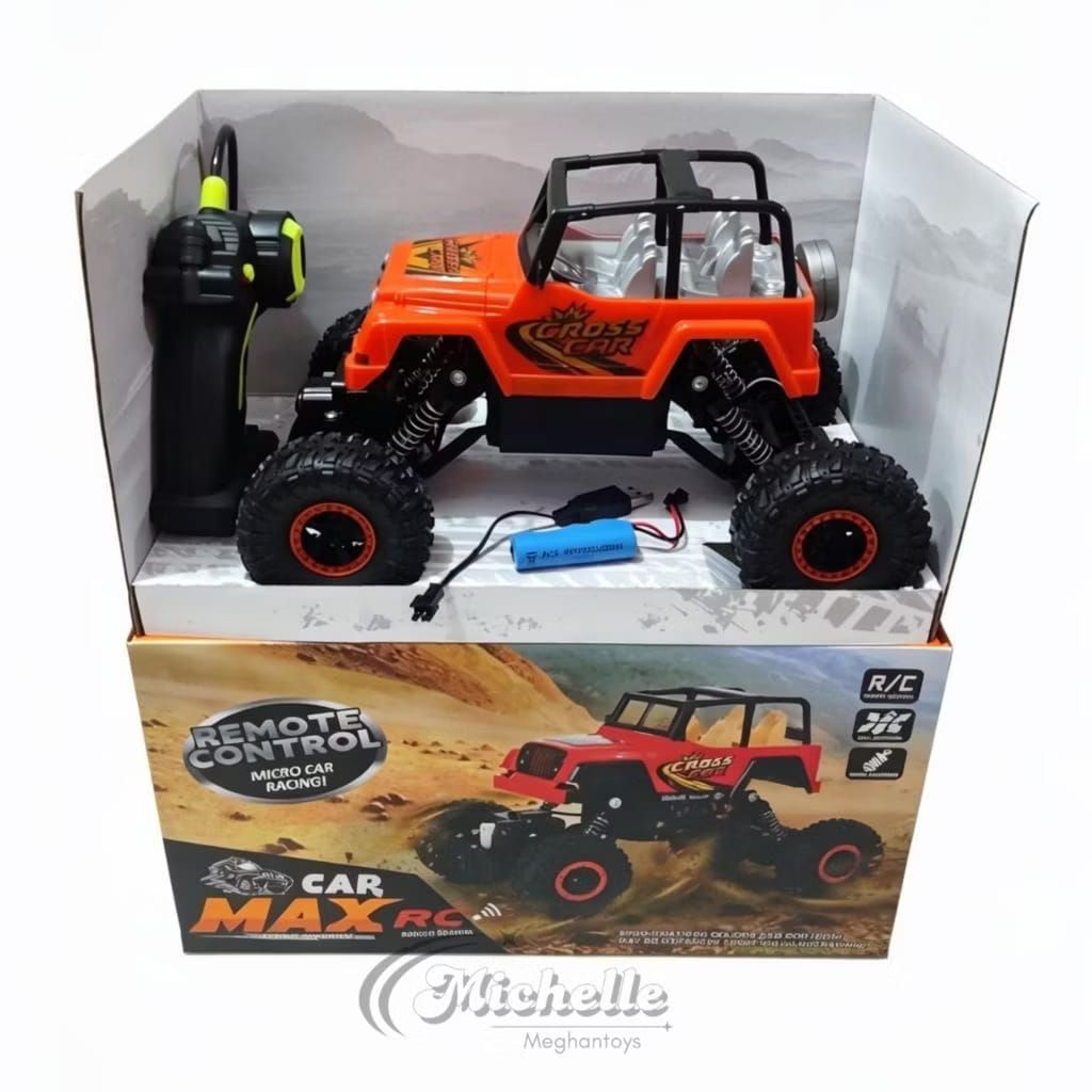 Mainan Anak Mobil Remote Control CrossCountry RC Monster Charge Batre Charge