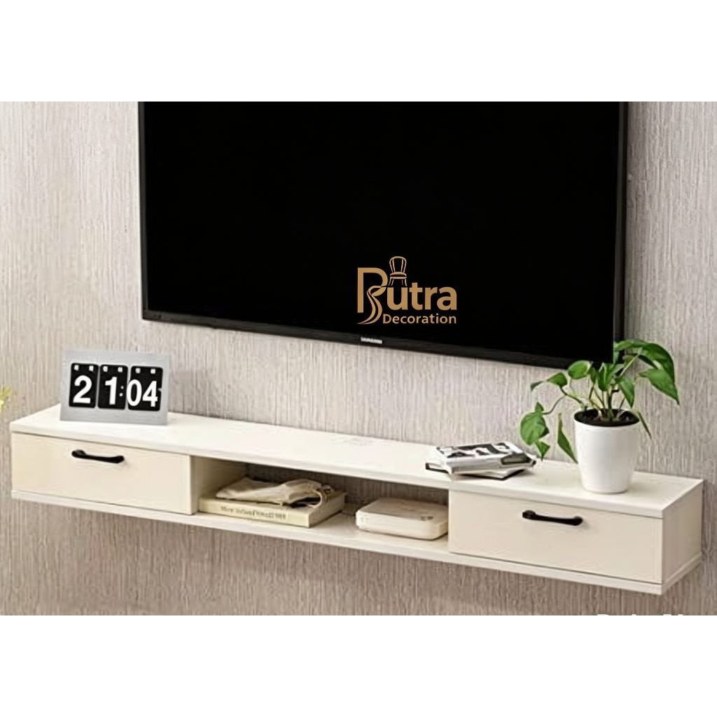 meja tv gantung rak tv gantung kabinet gantung