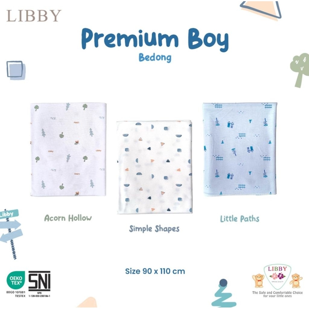 Libby Premium Bedong Bayi Laki Laki