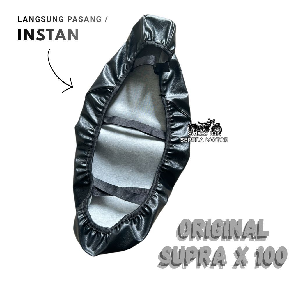 Kulit jok/Cover jok/Sarung jok sepeda motor supra x 100/supra x lama