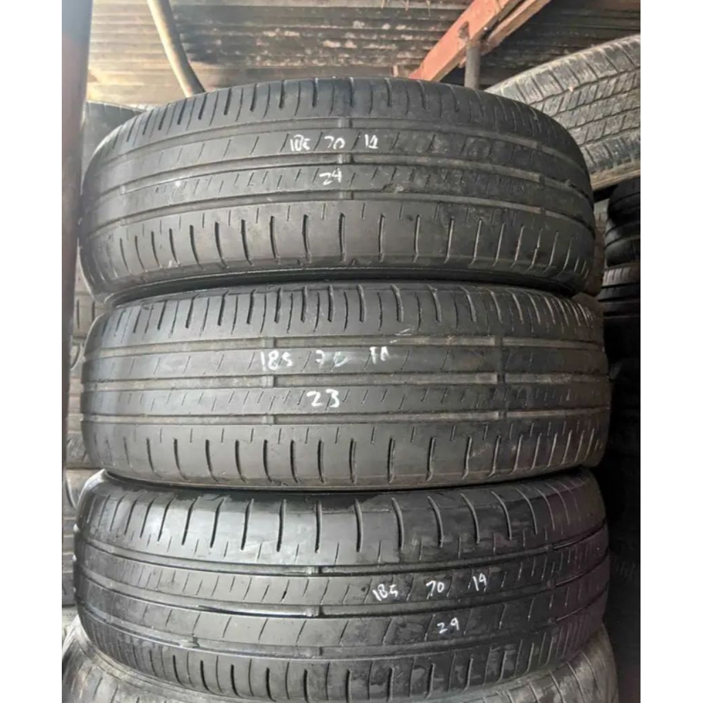Ban mobil copotan ukuran 185 70 R14 MEREK DUNLOP SECOND TUBLES